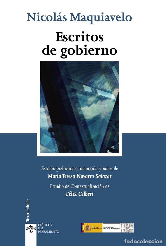 Libri: ESCRITOS DE GOBIERNO - MAQUIAVELO, NICOLAS