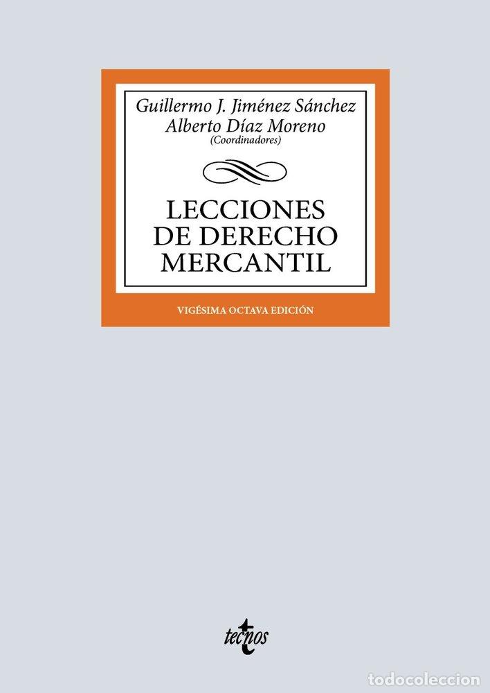 Libros: LECCIONES DE DERECHO MERCANTIL - JIMENEZ SANCHEZ, GUILLERMO J.