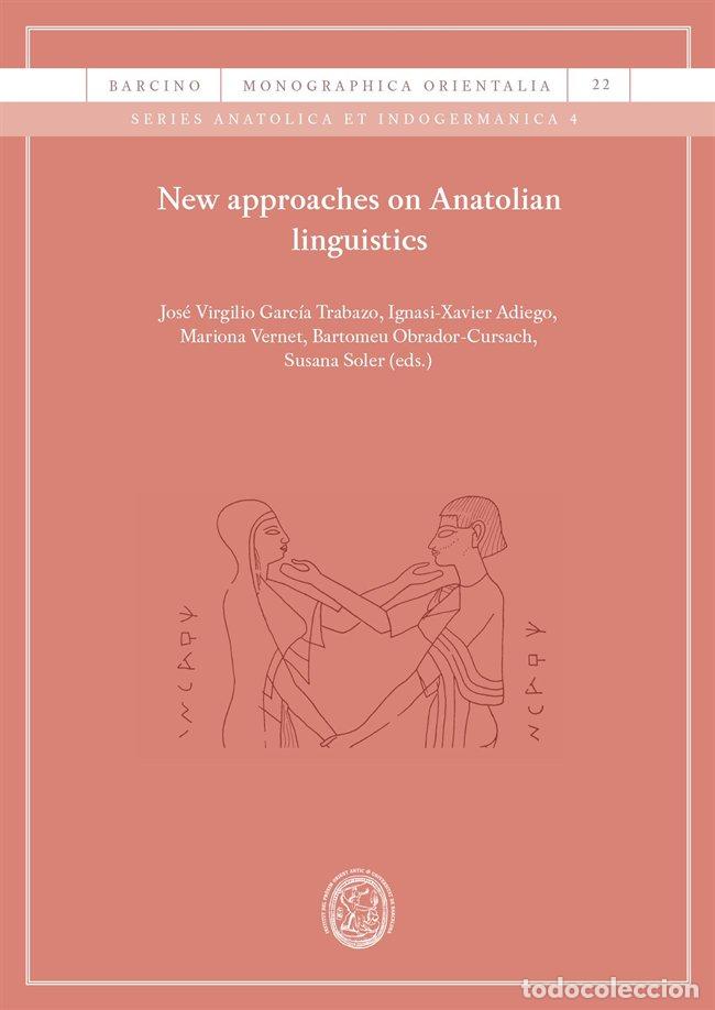 Libros: NEW APPROACHES ON ANATOLIAN LINGUISTICS - VARIOS AUTORES