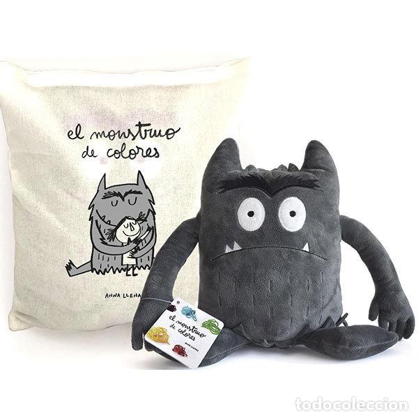 Libri: MONSTRUO DE COLORES GRIS MIEDO PELUCHE 35CM - LLENAS, ANNA