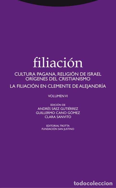 Livres: FILIACION VI - SAEZ Y GUILLERMO CANO, ANDRES