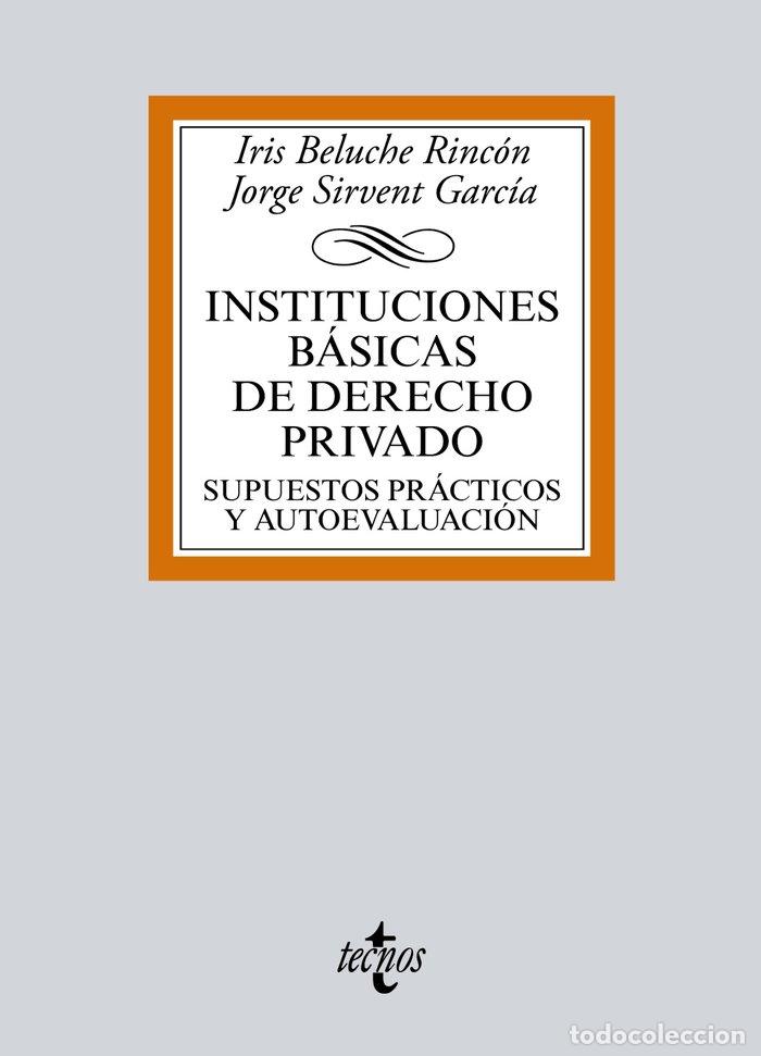 B&uuml;cher: INSTITUCIONES BASICAS DE DERECHO PRIVADO - BELUCHE RINCON, IRIS