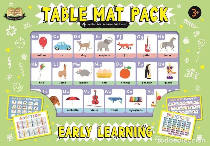 Livres: TABLE MAT PACK EARLY LEARNING - AUTUMN