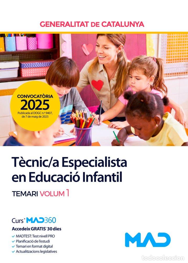 Livros: TECNIC/A ESPECIALISTA EDUCACIO INFANTI TEMARI 1 CATALU&Ntilde;A - AA.VV