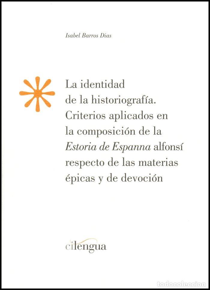 books: IDENTIDAD DE LA HISTORIOGRAFIA,LA - DIAS, ISABEL MARIA DE BARROS