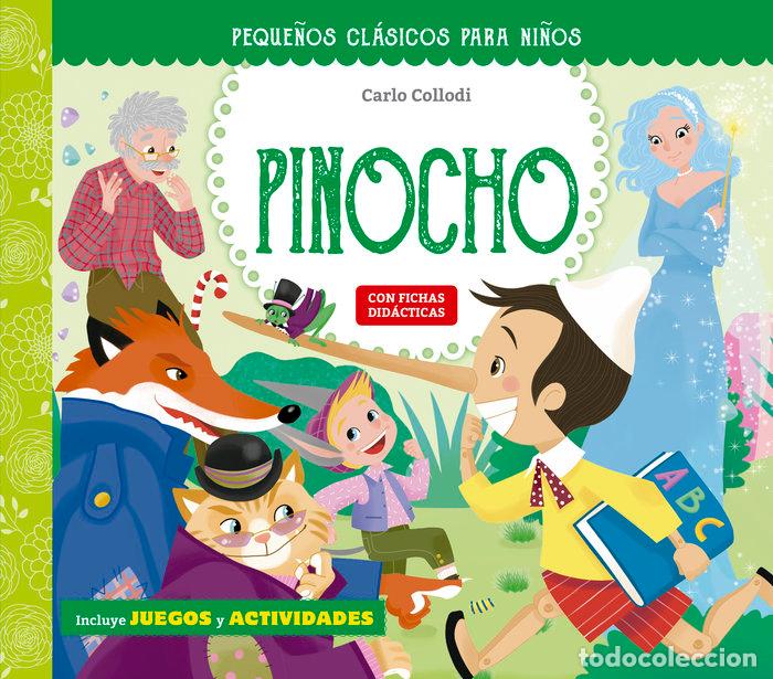 Libros: PEQUE&Ntilde;OS CLASICOS PARA NI&Ntilde;OS LAS AVENTURAS DE PINOCHO - .