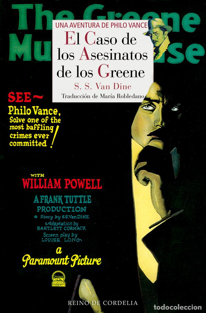 Livres: CASO DE LOS ASESINATOS DE LOS GREENE,EL - VAN DINE, S.S