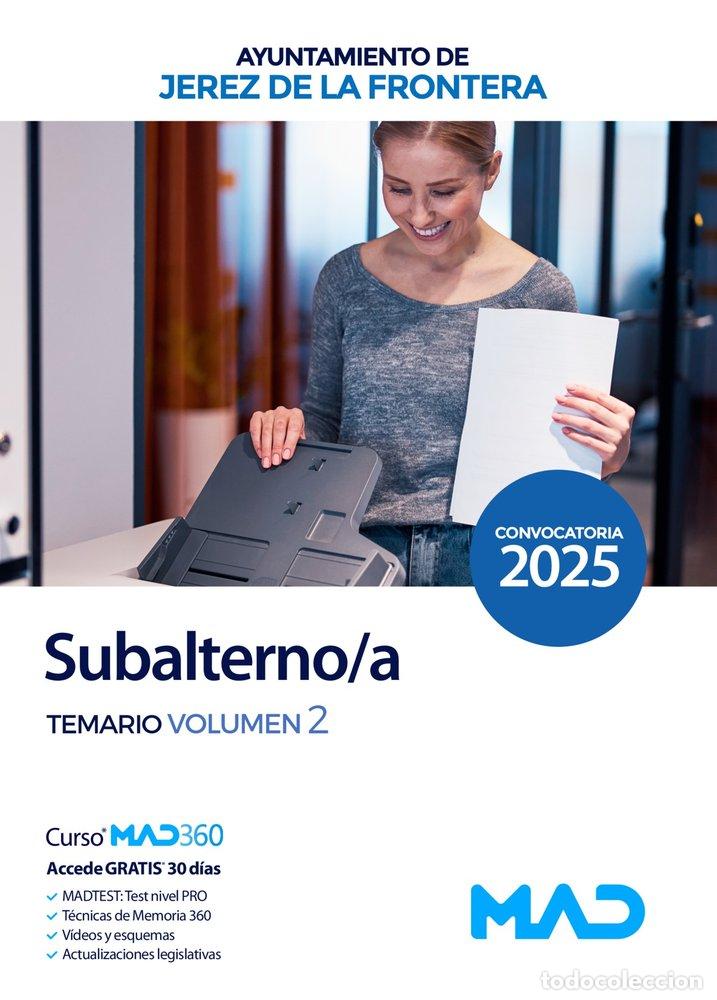 B&uuml;cher: SUBALTERNO/A TEMARIO 2 AYUNTAMIENTO JEREZ DE LA FRONTERA - AA.VV
