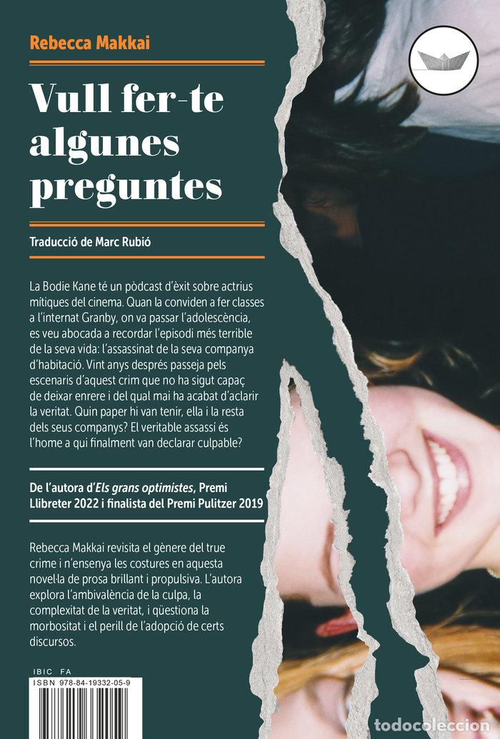Livros: VULL FER TE ALGUNES PREGUNTES - MAKKAI, REBECCA