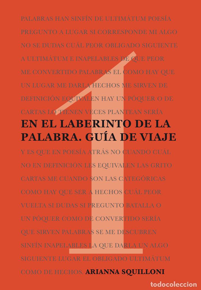Libros: EN EL LABERINTO DE LA PALABRA - SQUILLONI, ARIANNA