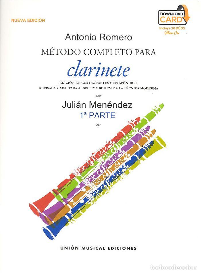 Livres: METODO COMPLETO PARA CLARINETE - ROMERO, ANTONIO