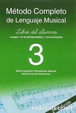 Livres: METODO COMPLETO DE LENGUAJE MUSICAL 3&ordm; NIVEL LIBRO DEL ALUMN - PERANDONES MANUEL, MARIA AGUSTINA