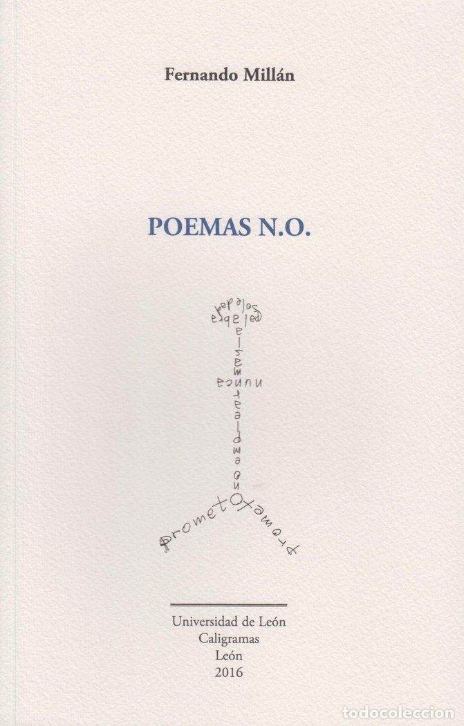 B&uuml;cher: POEMAS N.O. - MILLAN NAVIO, FERNANDO