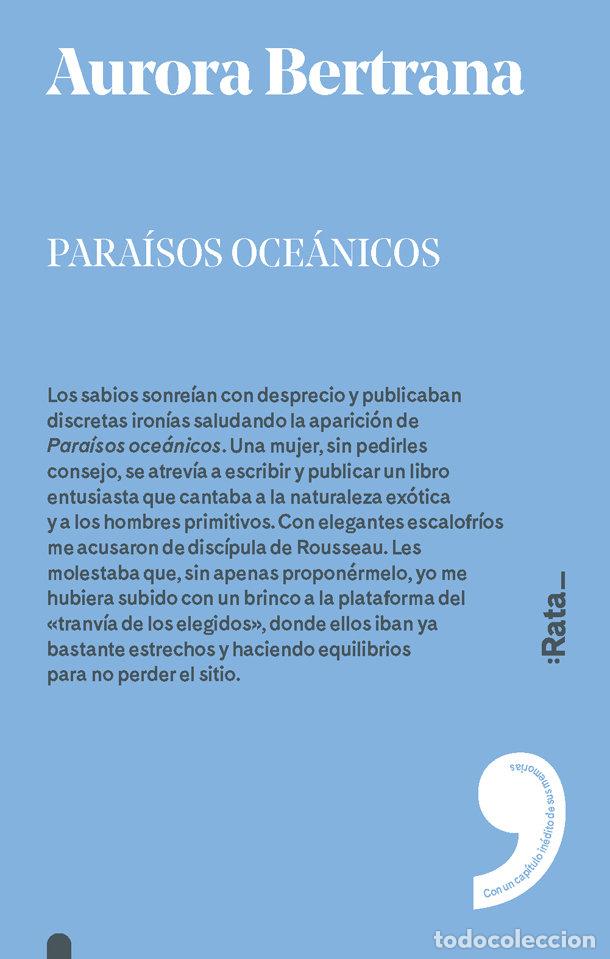 Libri: PARAISOS OCEANICOS - BERTRANA, AURORA