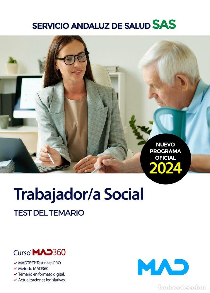 Livres: TRABAJADOR SOCIAL SERVICIO ANDALUZ SALUD SAS TEST TEMARIO - AA.VV.