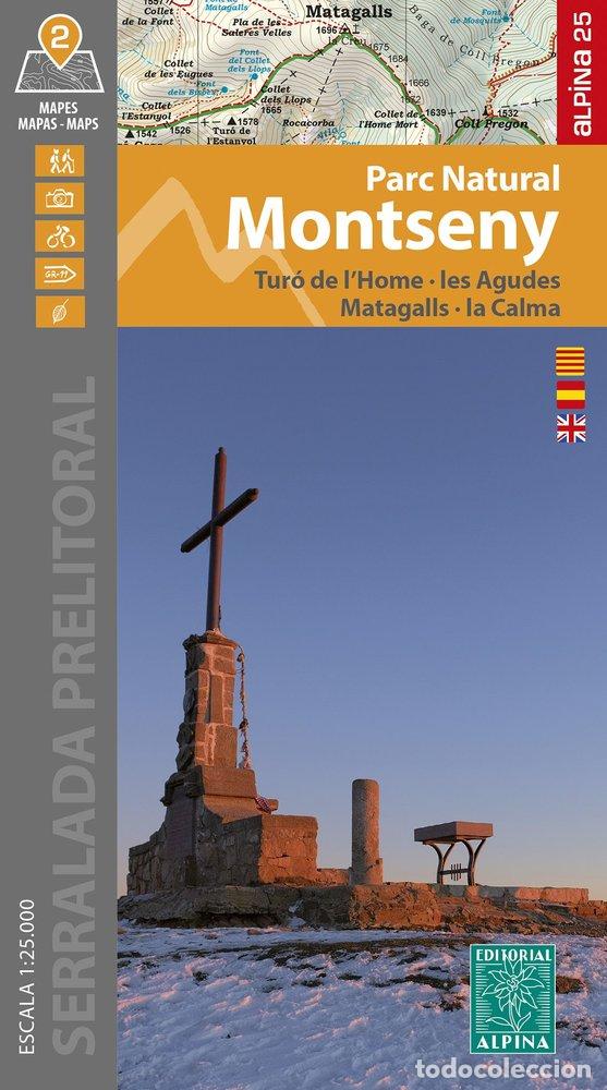 Libros: MONTSENY PARC NATURAL 1:25.000 - AA.VV