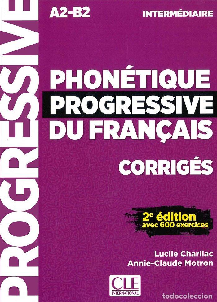 Libros: PHONETIQUE PROGRESSIVE INTERMEDIAIRE CORRIGES - COLLECTIF
