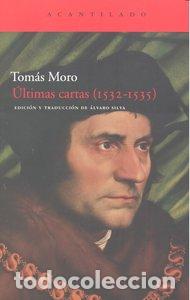 Libros: ULTIMAS CARTAS - MORO, TOMAS