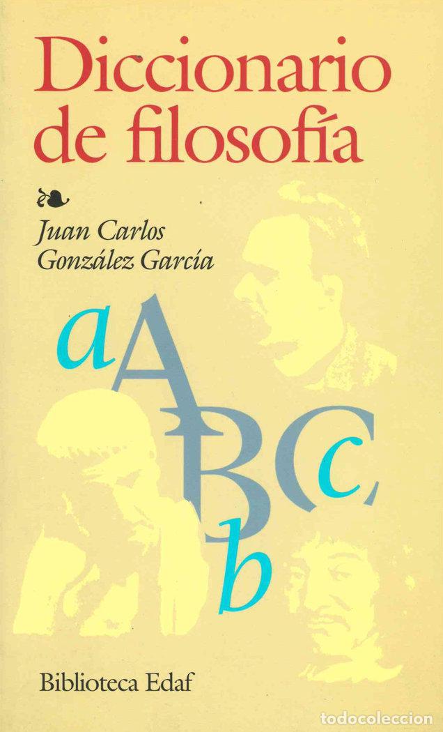 books: DIC.DE FILOSOFIA - GONZALEZ GARCIA, JUAN CARLOS