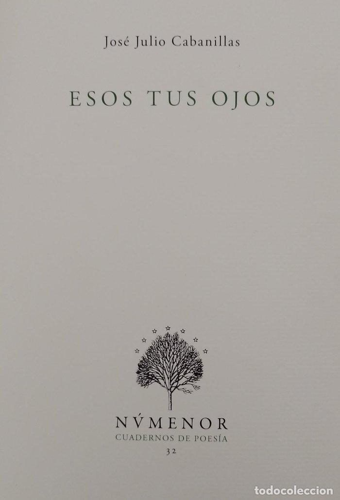 books: ESOS TUS OJOS - ....
