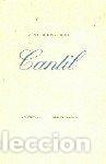 Livres: CANTIL - MARTINEZ SARRION, ANTONIO