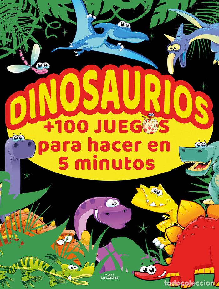 Libri: DINOSAURIOS +100 JUEGOS PARA HACER EN 5 MINUTOS - AA.VV.