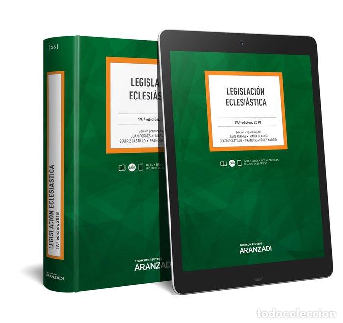 Libros: LEGISLACION ECLESIASTICA 19&ordf; ED - AA.VV