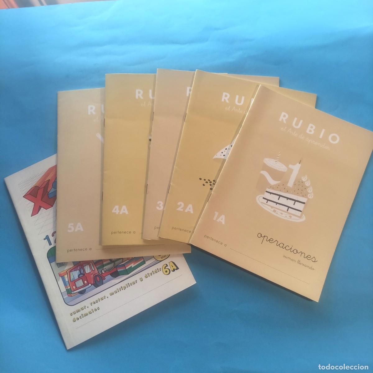 B&uuml;cher: CUADERNOS RUBIO . OPERACIONES ** N&ordm; 1A*2A*3A*4A*4A*6A ** 6 UNIDADES ** NUEVO SIN USO