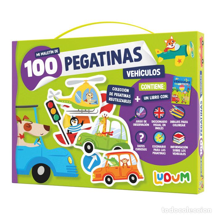 Libri: LUDUM MALETIN 100 PEGATINAS VEHICULOS - IMAGILAND