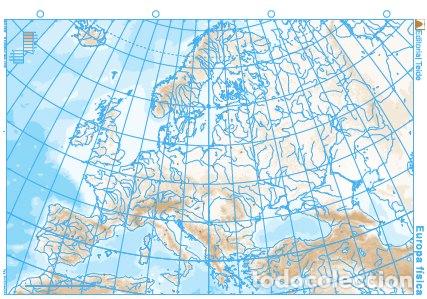 Libri: MAPA MUDO EUROPA FISICO (25 UDS) - AA.VV