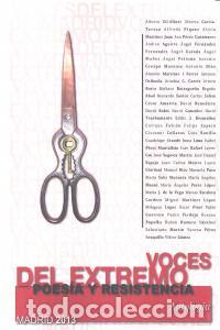 Libros: VOCES DEL EXTREMO POESIA Y RESISTENCIA ANTOLOGIA - AA.VV