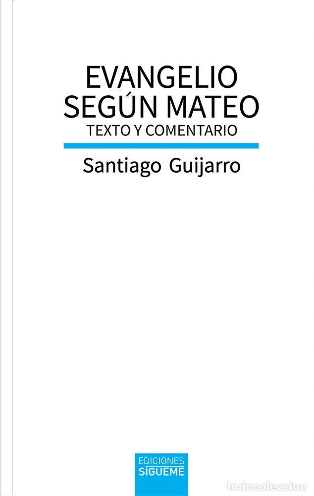 books: EVANGELIO SEGUN MATEO - GUIJARRO OPORTO, SANTIAGO