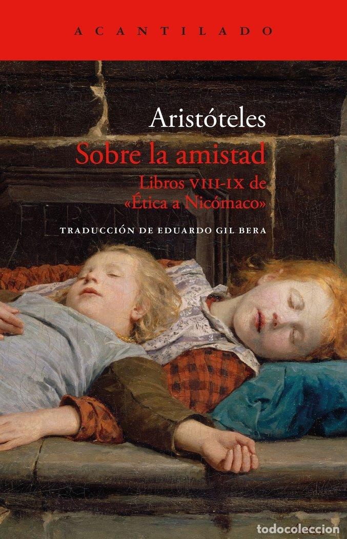 Libri: SOBRE LA AMISTAD - ARISTOTELES