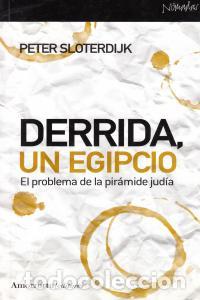 Libri: DERRIDA UN EGIPCIO - SLOTERDIKJK, PETER