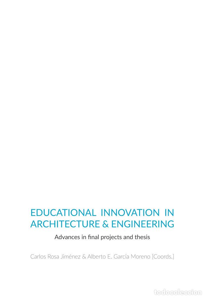 Libri: EDUCATIONAL INNOVATION IN ARCHITECTURE ENGINEERING - AA.VV