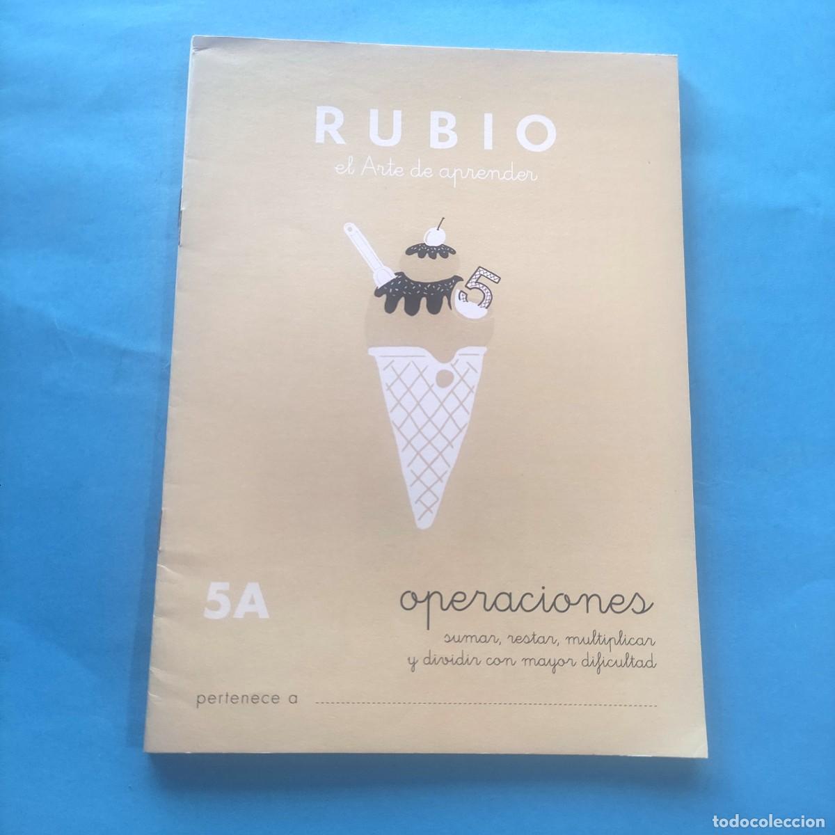 Libros: CUADERNOS RUBIO . OPERACIONES ** 5A ** NUEVOS SIN USO