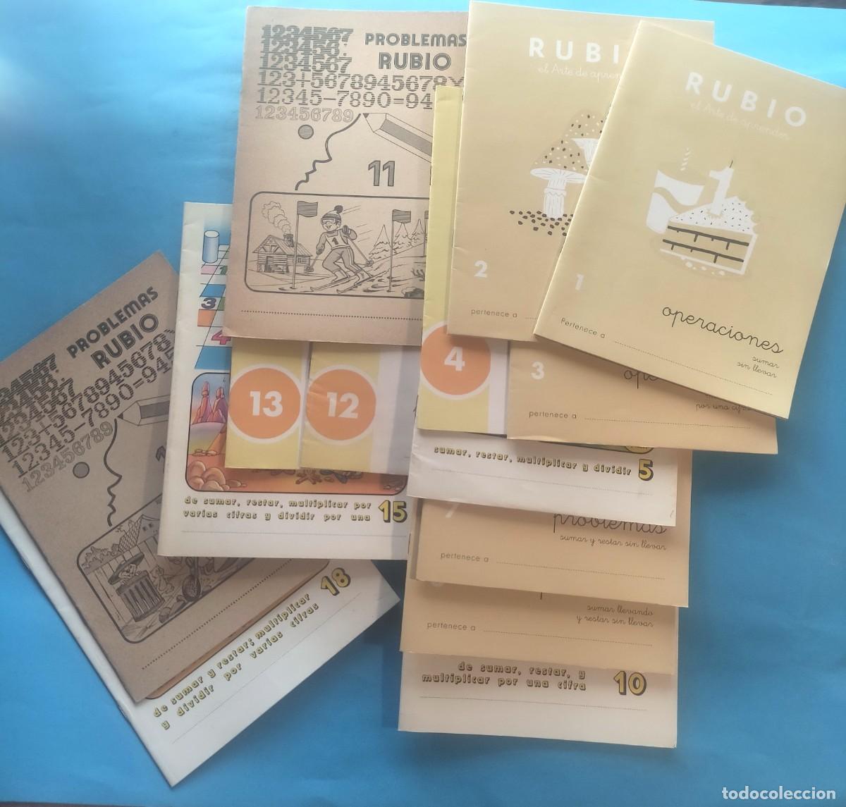 B&uuml;cher: CUADERNOS RUBIO . PROBLEMAS Y OPERACIONES 1 AL 5 **7*8*10 AL 13*15*16*18 ***14 UNIDADES ** NUEVOS **
