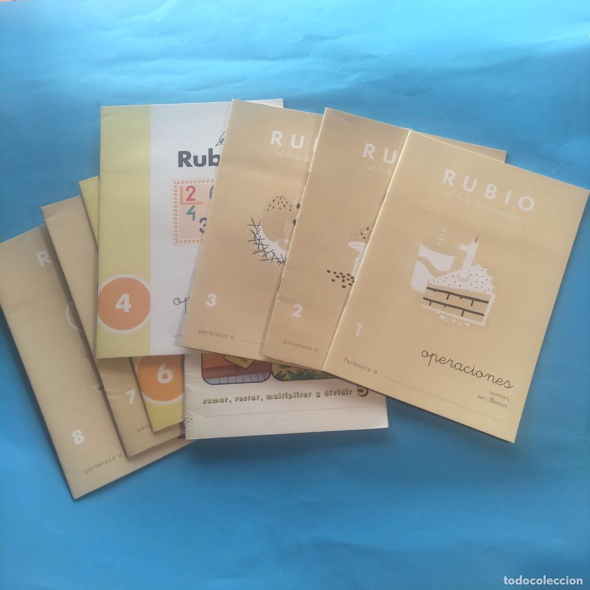 Libros: CUADERNOS RUBIO . PROBLEMAS Y OPERACIONES 1 AL 8 *** 8 UNIDADES ** NUEVOS **