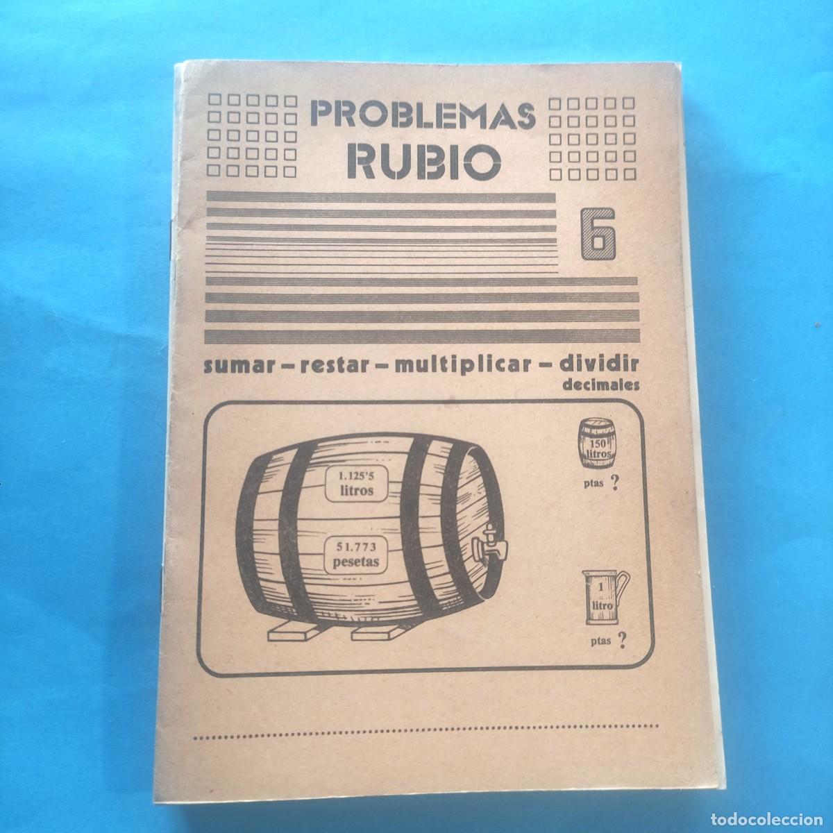 B&uuml;cher: CUADERNOS RUBIO . PROBLEMAS . N&ordm; 6 ** LAS CUATRO OPERACIONES Y DIVIDIR CON DECIMALES ** ** NUEVOS **