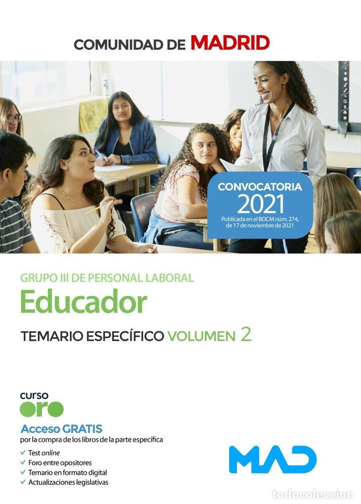 Libros: EDUCADOR GRUPO III COMUNIDAD MADRID TEMARIO ESPE - CLAVIJO GAMERO, ROCIO