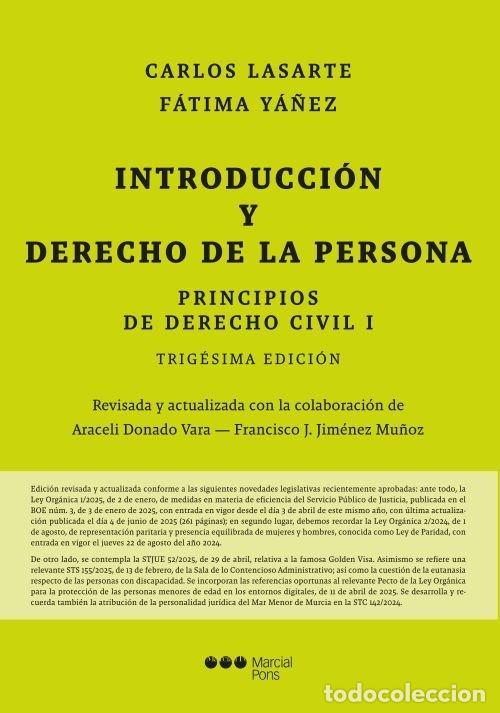 Livros: PRINCIPIOS DERECHO CIVIL TOMO I INTROD DERECHO 30&ordf;ED - LASARTE ALVAREZ, CARLOS