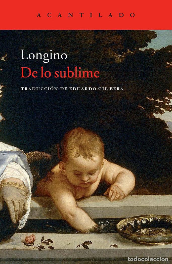 Livres: DE LO SUBLIME - LONGINO