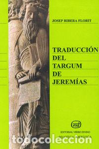 books: TRADUCCION DEL TARGUM DE JEREMIAS - RIBERA FLORIT, JOSEP