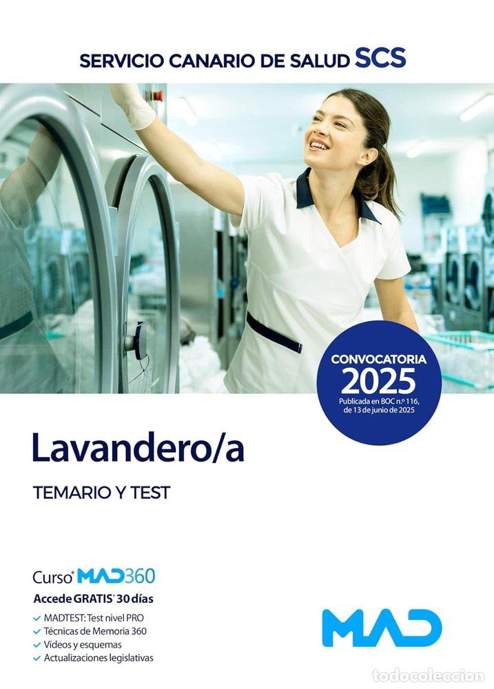 Libri: LAVANDERO/A TEMARIO Y TEST SERVICIO CANARIO DE SALUD - AA.VV