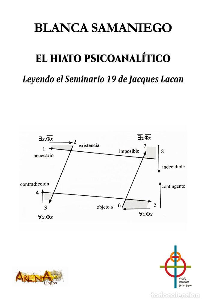 Livros: EL HIATO PSICOANALITICO - SAMANIEGO, BLANCA