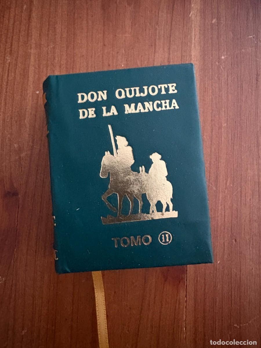 Libros: MINILIBRO MINI LIBRO DON QUIJOTE DE LA MANCHA CERVANTES TOMO DOS 452 PAGINAS, NUEVO 6.5X5X2 CMS.