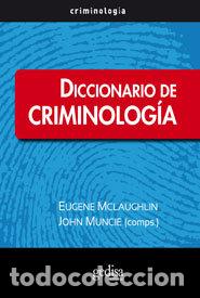 Livros: DICCIONARIO DE CRIMINOLOGIA - MCLAUGHLIN, EUGENE