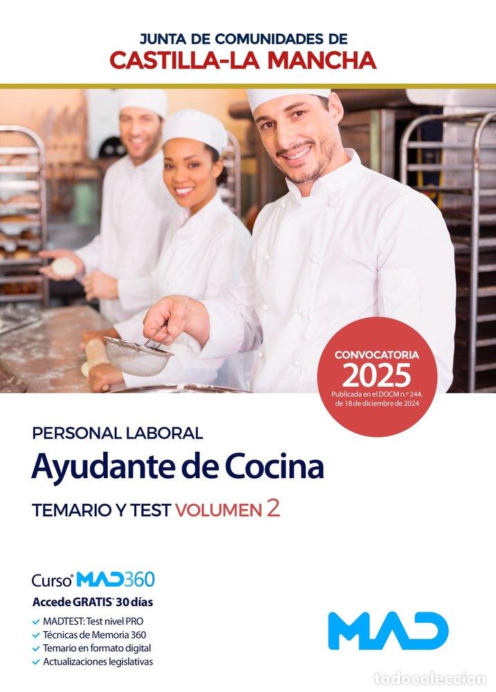 Libri: AYUDANTE COCINA PERSONAL LABORAL TEMARIO Y TEST 2 JUNTA CAS - AA.VV