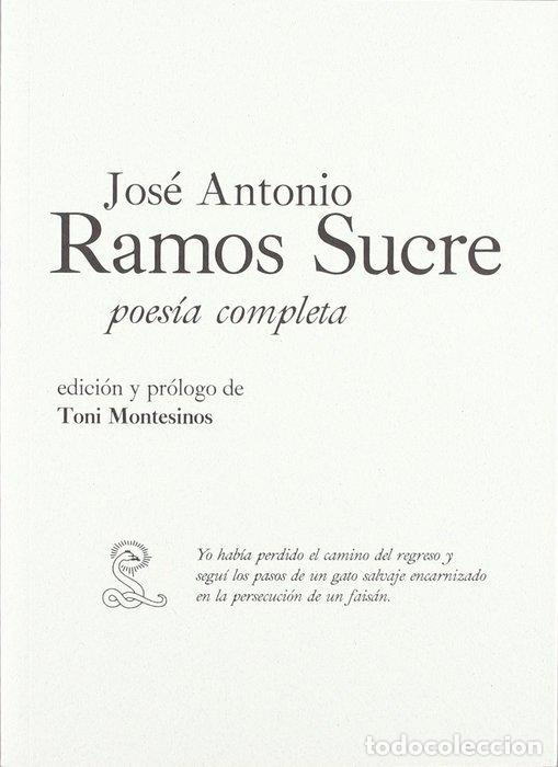 Livros: POESIA COMPLETA - RAMOS SUCRE, JOSE ANTONIO