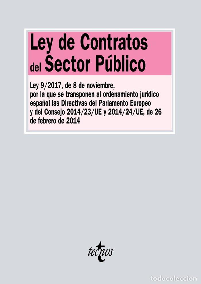 books: LEY DE CONTRATOS DEL SECTOR PUBLICO - EDITORIAL TECNOS